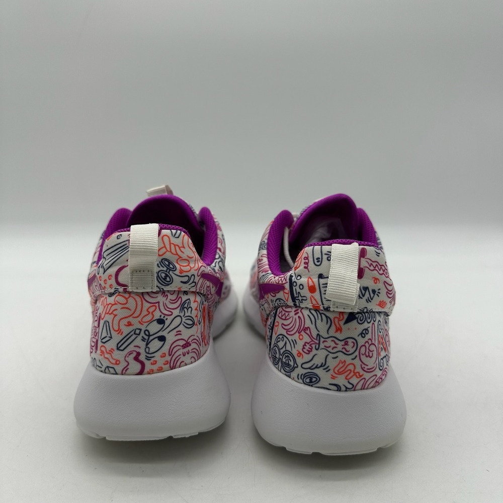 Nike 749986-168 Roshe Run‎ Womens Size 8 Purple Doodle Print Running Sneakers - Picture 10 of 10